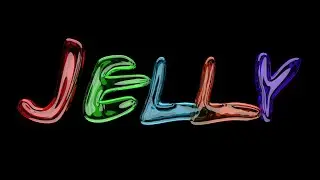 Cinema 4D Tutorial - Jelly Glossy  3D Text