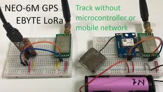 121. NEO-6M GPS and LoRa live location map