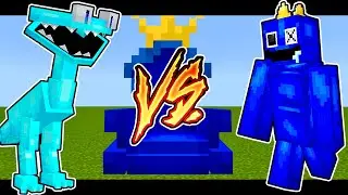 КТО ИЗ РАДУЖНЫХ ДРУЗЕЙ САМЫЙ СИЛЬНЫЙ В МАЙНКРАФТ Rainbow Friends 2 Minecraft Roblox