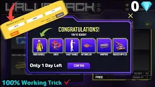 Get Free Criminal Bundle Redeem Code 😃 | FreeFire Today | Redeem  code 2021 Latest Working Trick