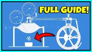 HOW TO TURN ON THE ENGINE & REACH MAX SPEED - TUTORIAL - STEAM ENGINE SIMULATOR