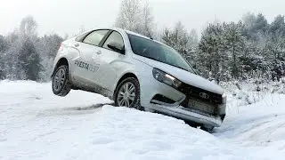 How traction control works on the new Russian car Lada Vesta