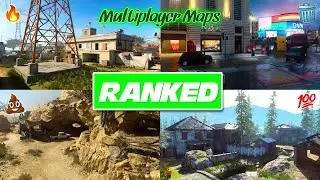 RANKING the 6v6 Modern Warfare MULTIPLAYER MAPS from WORST to BEST (Excluding MW/MW2/MW3)