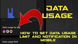 How To Set Data Usage  Limit And Notification In Android Mobile 2024