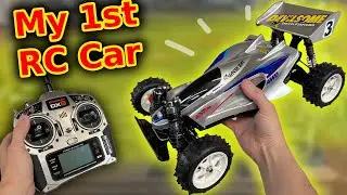 Racing a 30 year old Tamiya RC Car against modern profesional cars