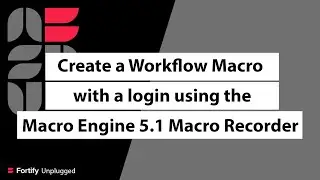 Create a Macro Engine 5.1 Workflow Macro With Login