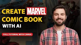 Create Marvel Comic Book with AI & Canva in 2024 | Complete Tutorial for Begineers