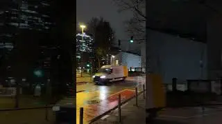 Walking in Cold Early Morning Day Frankfurt, Germany. First Rain in Frankfurt 2023 #subscribe
