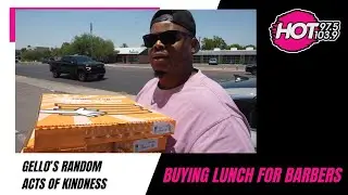 Gello's Random Act of Kindness ep. 12: Lunch for New York City Barbershop!