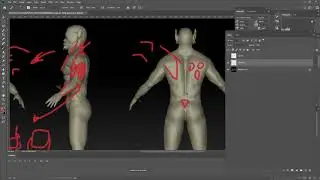 Anatomy in ZBrush critique for a student