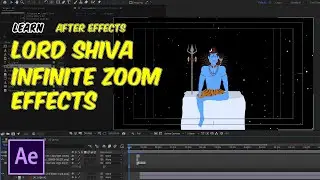 Lord Shiva Infinite Zoom effect in After Effects | Animation