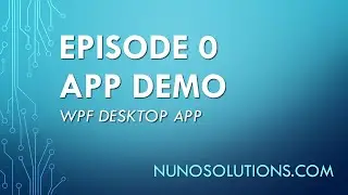 C#-  WPF Desktop App - Demo