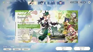 Emilie Banner Wish | Genshin Impact