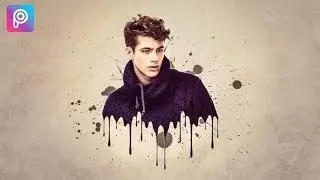 😱PicsArt Dripping Effect //  SPLATTER EFFECT PICSART   dispersion disintegration HD