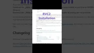 FREE Unlimited AI Voice Changer - RVC2 Installation & Tutorial