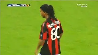 The Match That Ronaldinho Proved Why He Should Be In 2010 WC