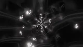 Abstract Background Video 4k VJ LOOP NEON Black White Compilation Tunnel Calm Visual ASMR