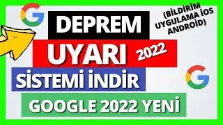 Google Deprem Uyarı Sistemi İndir iOS (iPhone) ve Android 2022