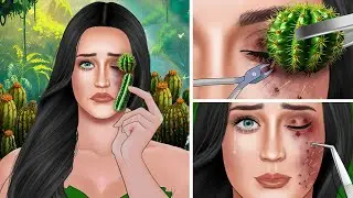 ASMR Help Katy Perry remove cactus thorns from her face