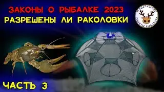 Правила рыболовства 2023 ❗ Запрет на раколовки ❗ Ошибка в законе ❓ Ловля рядом с сетями ❗ ЧАСТЬ 3