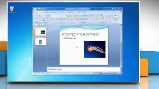 How to Remove Password Protection in Microsoft® PowerPoint 2007 Presentation
