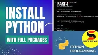 how to install Python and Visual Studio with full packages, python  Part-1