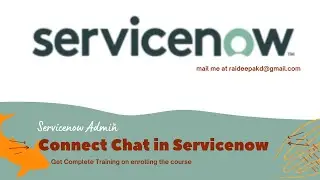 Servicenow Connect Chat | Servicenow Connect chat Demo | Servicenow Beginner Tutorial | Servicenow