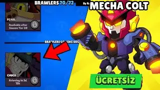 ÜCRETSİZ MECHA COLT KOSTÜMÜ ve CHUCK GELİYOR !!! - Brawl Stars