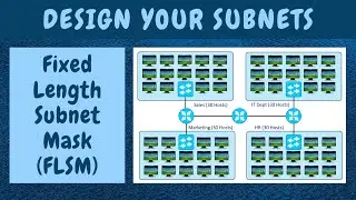 SUBNET DESIGN USING FLSM(FIXED LENGTH SUBNET MASK)