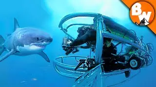 Shark Cage Submarine for Great Whites!