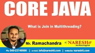 What is Join in Multithreading? | Core Java Tutorial | by Mr.Ramachandra