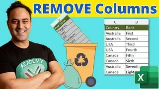 How to Remove Column in Microsoft Excel