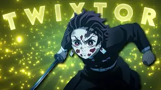 Tanjiro Using Thunder Breathing Twixtor [4K]