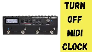 How To Turn Off MIDI Clock on Boss MS3