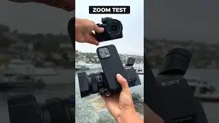 Insane Zoom Test: iPhone vs Sony ZV-E10 II vs Camcorder 📹