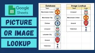 Picture / Image Lookup in Google Spreadsheets