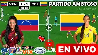 Venezuela vs. Colombia en vivo, donde ver, a que hora juega Venezuela vs. Colombia Amistoso Femenino