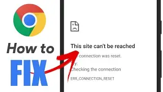 HOW TO FIX This site can't be reached Error in Google Chrome | This site cannot be reached android