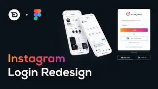 Instagram Login Redesign in Figma