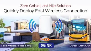 Industrial 5G NR Outdoor Unit (ODU) (FWA-2100-NR) - Efficient Wireless Last Mile Solution