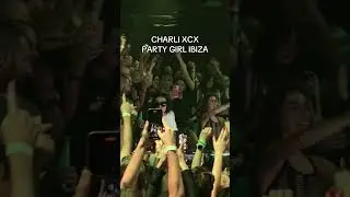 Charli XCX PARTYGIRL in Ibiza 💚