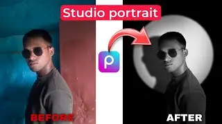 Black background photoshoot editing || studio portrait photography #tutorial #photoediting