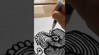 Puffed up doodles ✍️ #drawing #ink #puffy #doodle #zentangle