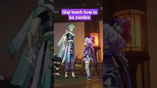 Qiqi teach how to be zombie #shorts