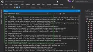 OpenCV Windows Install (UNABLE TO ALL_BUILD)