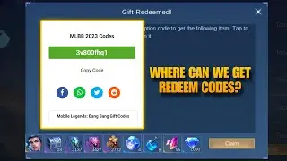 WHERE CAN WE GET REDEEM CODES? | NEW SOURCE OF MLBB REDEMPTION CODES