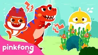 Rawr! 🦖Baby Shark Turns into Dinosaur! | Transformations | Story for Kids | Pinkfong