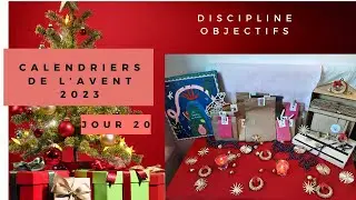 Calendrier de l'Avent 2023 jour 20 : discipline objectifs