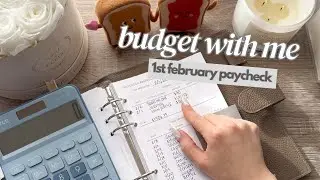 BUDGET WITH ME ♡ Low-Income ♡ February Paycheck 1