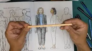 Drawing human figure proportions, 3 of 3